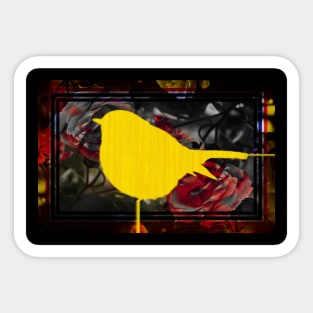 Fat Sparrow Sticker